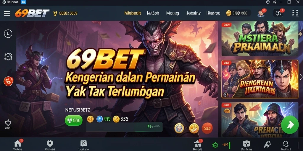Screenshot utama 69BET menampilkan momen menegangkan di tengah kegelapan.