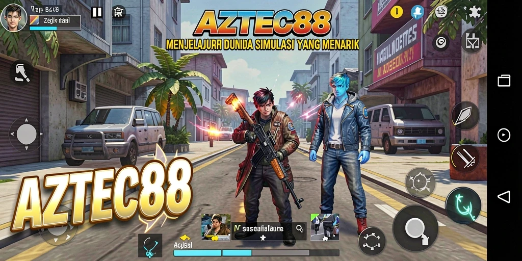 Screenshot permainan AZTEC88 menampilkan pengalaman simulasi yang memukau.