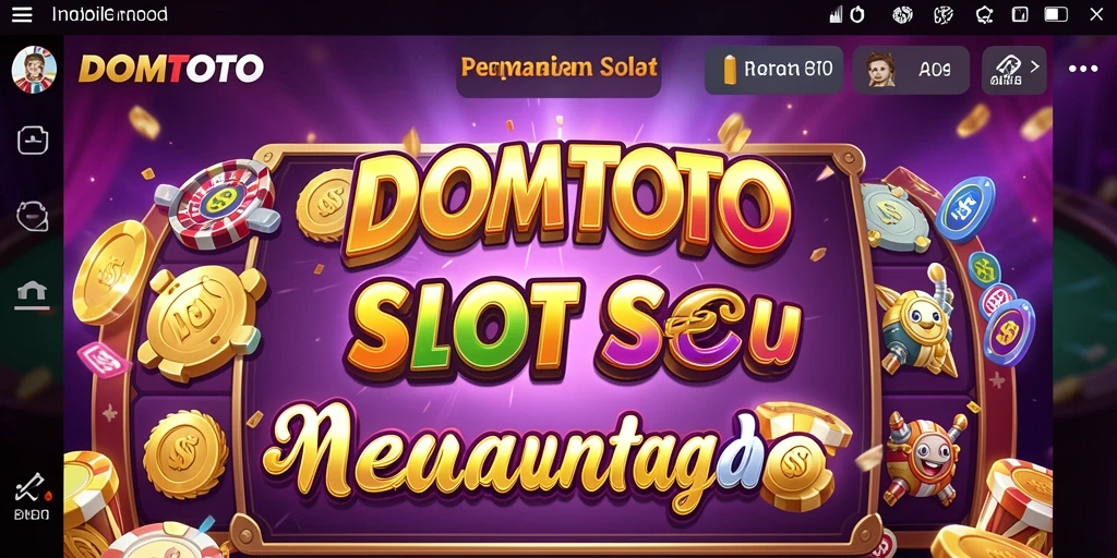 Gameplay Slot DOMTOTO dengan grafik memukau dan fitur bonus menarik.