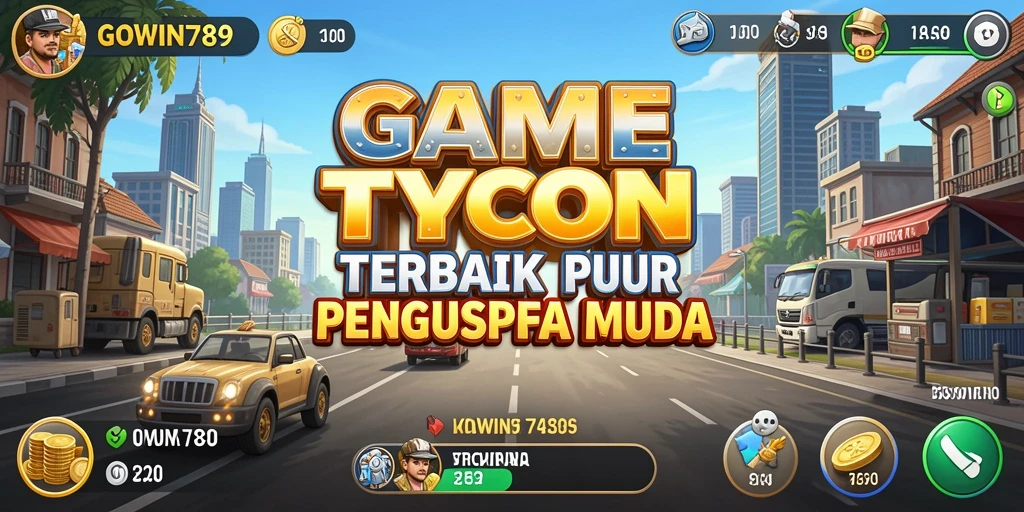 Screenshot gameplay GOWIN789 menunjukkan strategi bisnis yang menarik.