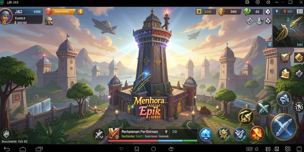 Gameplay menara pertahanan yang mendebarkan dan strategi menarik