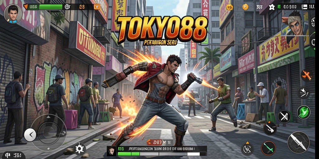 Tampilan aksi seru dalam game TOKYO88 yang menggambarkan pengalaman bertarung yang intens.