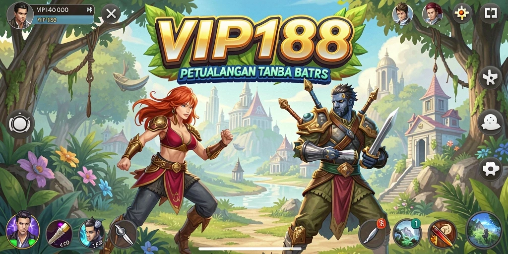 Screenshot gameplay VIP188 menampilkan aksi petualangan yang mendebarkan.